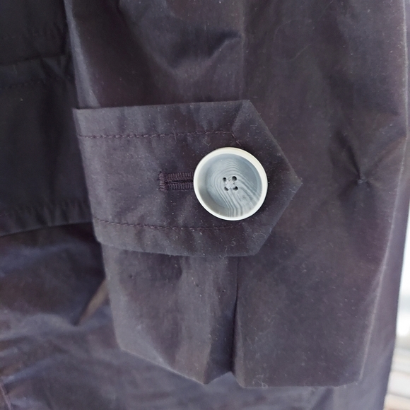 ATM Anthony Thomas Melillo Black Paper Cotton Coat - Picture 15 of 16